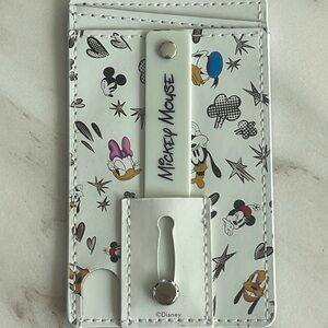 Disney Mickey Mouse and Friends White Card Holder for phone.